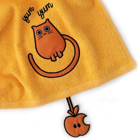 Orange babies drying discount towel