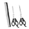 Generic-3Pcs/set Hair Cutting Thinning Scissors Set Hair Scissors Hair Comb Set Professional Hairdressing Shears With Hair Comb