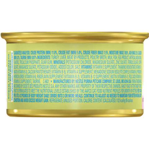 Fancy feast canned 2024 cat food calories