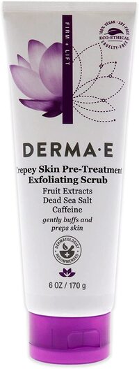 Derma E Crepey Skin Pre-Treatment Exfoliating Scrub Unisex Scrub 6 Oz