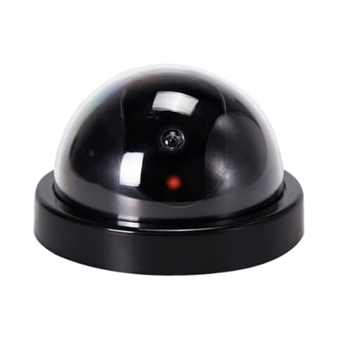 Tomvision - Dummy Emulator Camera Dome Fake CCTV Surveillance wireless security for Home Safety with Flash LED