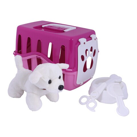 Toy Dog for Kids - Pink, Pretend Play Set