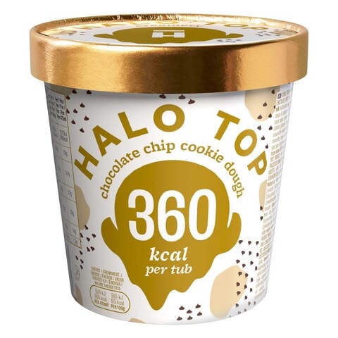 Halo Top Chocolate Chip Cookie Ice Cream 473g