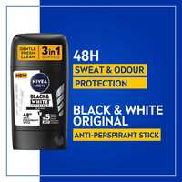 Nivea Men Black+White Invisible Original Anti-Perspirant Stick Clear 50ml