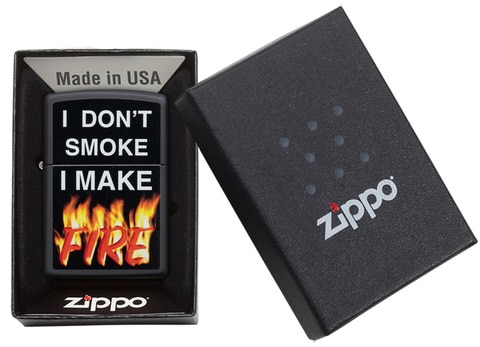 Zippo Lighter Model 218 Ci412247 I Make Smoke Design