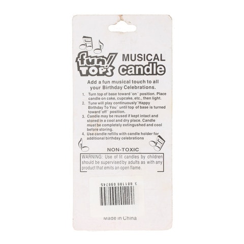MUSICAL CANDLE BK-BE