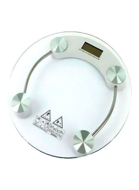 Digital Weight Scale 180kg Clear/Silver