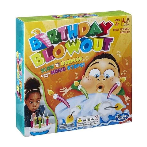 Hasbro Birthday Blowout Board Game Multicolour