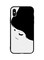 Theodor - Protective Case Cover For Apple iPhone X Black &amp; White Girl Face
