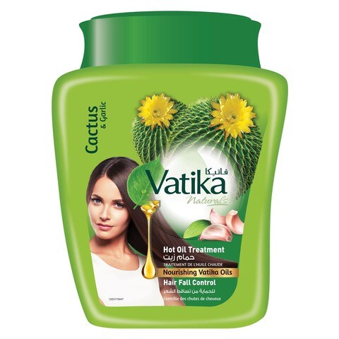 Buy Dabur Vatika Naturals Hair Fall Control Hot Oil Treatment Green 1kg  Online - Shop Beauty & Personal Care on Carrefour UAE