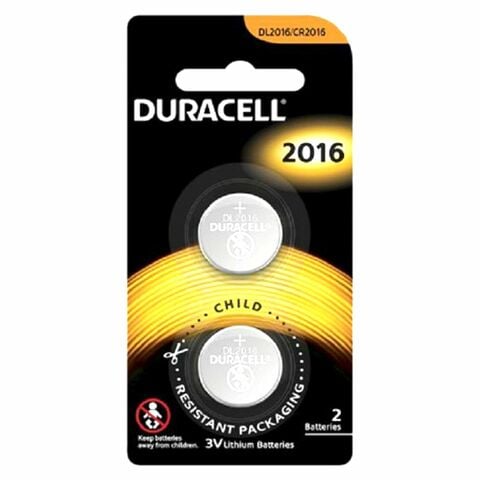 Duracell 2016 Specialty Lithium Coin Battery Silver 2