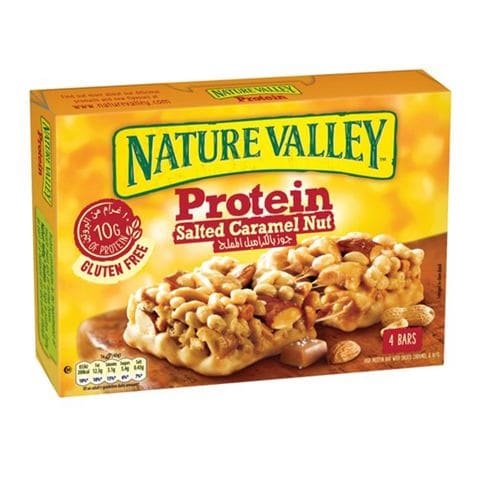 Nature Valley Protein Salted Caramel &amp; Nuts 40gx4s