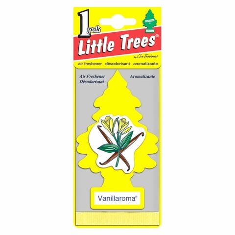 Buy Little Trees Hanging Car Air Freshener Vanillaroma Yellow Online - Shop  Automotive on Carrefour UAE