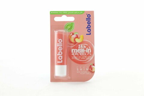 Buy Labello Caring Lip Balm Peach Shine 5 5ml