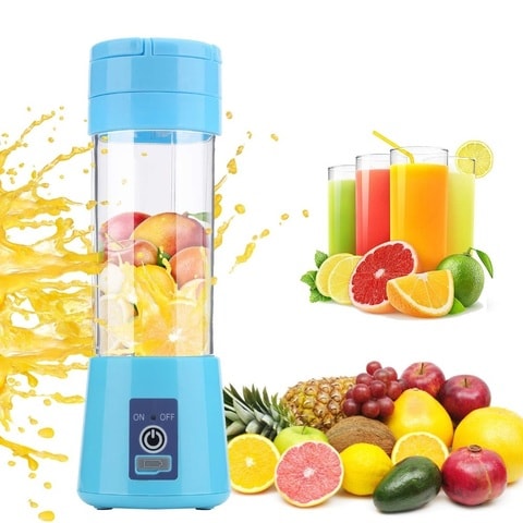 Generic - Portable blender usb mixer electric juicer machine smoothie blender mini food processor personal blender cup juice blenders,Blue