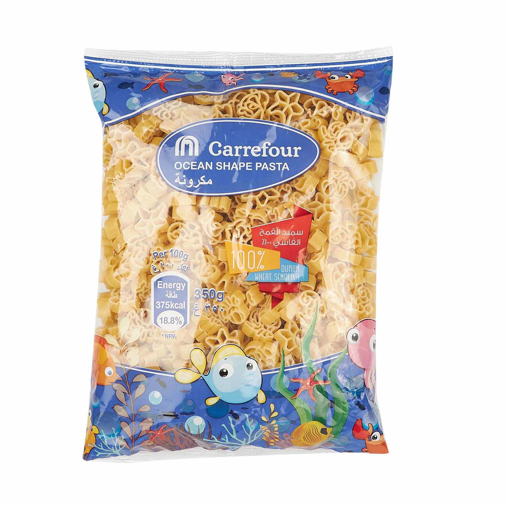 Buy Carrefour Kids Ocean Shape Pasta 350g Online Shop Food Cupboard