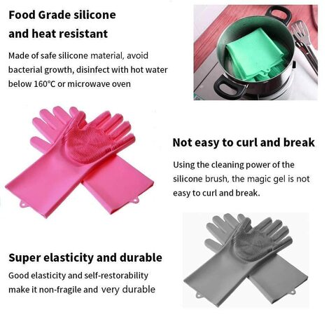 Winsor Silicone Scrubber Gloves