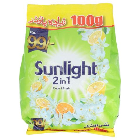 Sunlight 2 in 1 Clean &amp; Fresh Washing Powder 770 gr