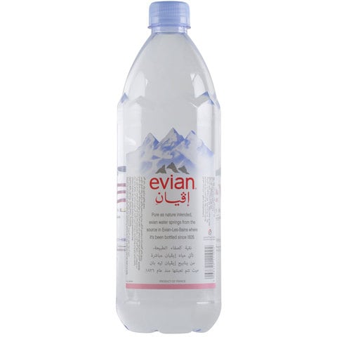 Evian Natural Mineral Water 1L