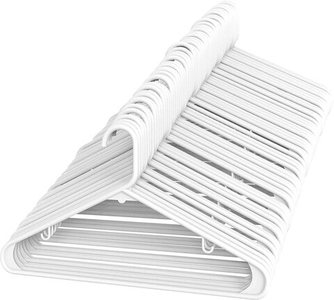 White on sale plastic hangers