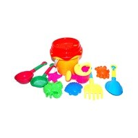 Chamdol Beach Bucket With Beach Accessories Multicolour