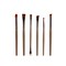 طقم من 6 فرش مستحضرات التجميل العيون ذهبي/ بني - 6-Piece Eye Makeup Brush Set Gold/Brown