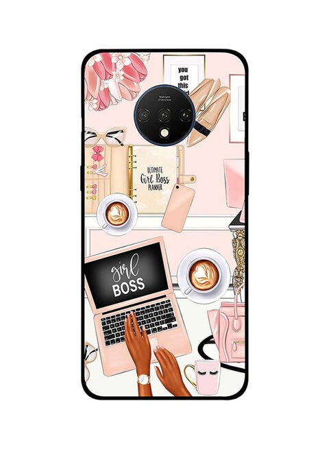 Theodor - Protective Case Cover For Oneplus 7T Girl Boss Item