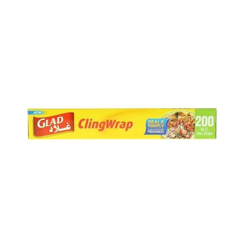 Glad Cling Wrap Clear 200sqft 1 PCS