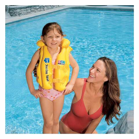 Intex Pool School Swim Vest 58660 Yellow