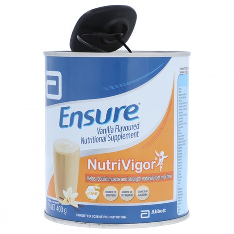 Abbott Ensure NutriVigor Vanilla Flavored Nutritional Suppliment 400 gr