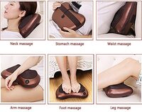 The Mohrim Electronic Massage Pillow Massager Cushion Car LuMBar Neck Back Shoulder Heat Pillow