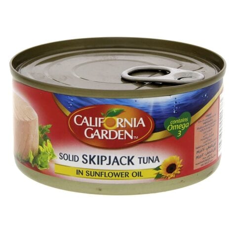 California Garden Solid Skipjack Tuna In Sunflower Oil 170g