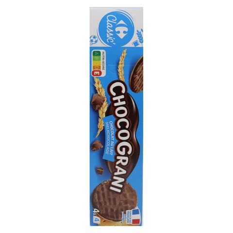 Carrefour Classic Milk Chocolate Coated Biscuits 200g