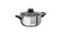 Pot with lid, glass/stainless steel2.8 l