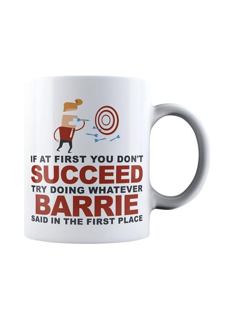muGGyz Quote Printed Ceramic Coffee Mug White 11Ounce