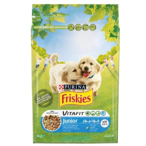 Purina Friskies VitaFit Junior Dog Food With Chicken And Vegetables 3kg