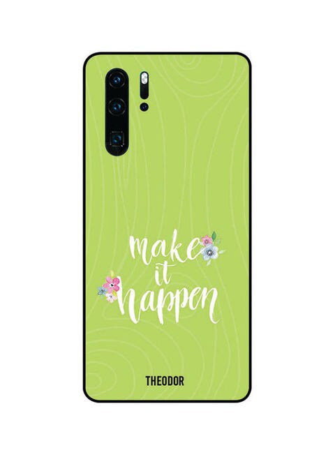 Theodor - Protective Case Cover For Huawei P30 Pro Green/White