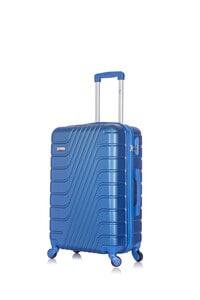 Senator Hard Case Large Suitcase Luggage Trolley For Unisex ABS Lightweight Travel Bag with 4 Spinner Wheels KH1095 Pearl Blue