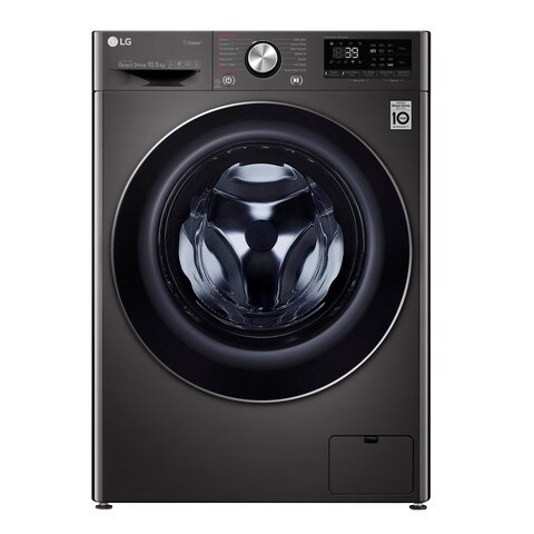 LG Washer F4V9RWP2E Washing 10.5KG Dark Grey (Plus Extra Supplier&#39;s Delivery Charge Outside Doha)