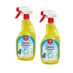 Buy Carrefour Window And Glass Cleaner Lemon 750ml Pack of 2 in UAE