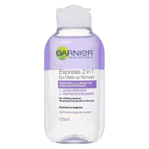 Buy Garnier Skin Naturals Express 2 In 1 Eye Makeup Remover 125ml Online Shop Beauty Personal Care On Carrefour Uae