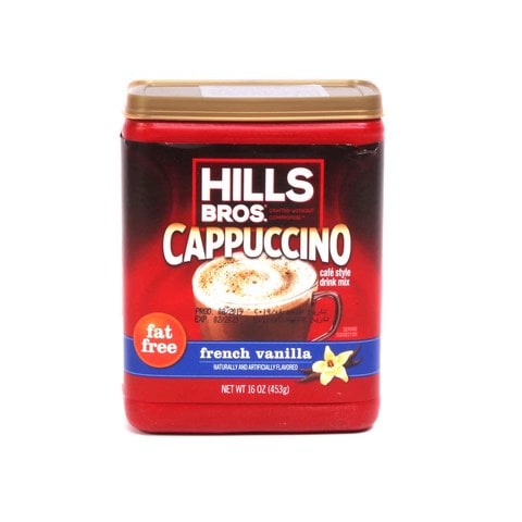 Hill Bros Cappuccino Fat Free Drink 453g