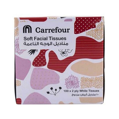 Carrefour Economic Facial Tissues 100 count