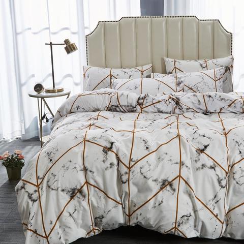 Marble bedding set deals full