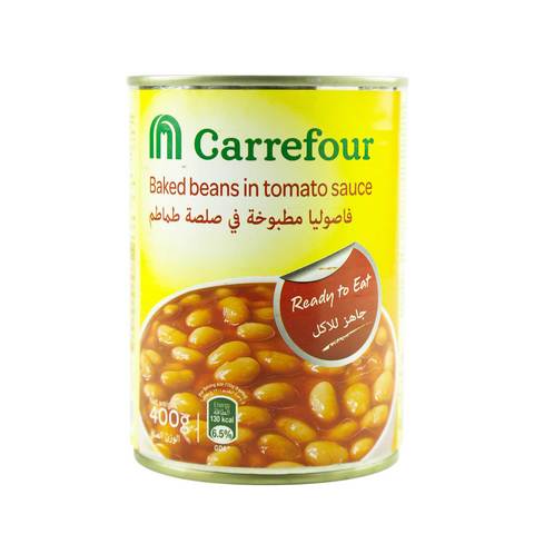 Carrefour Baked Beans In Tomato Sauce 400g