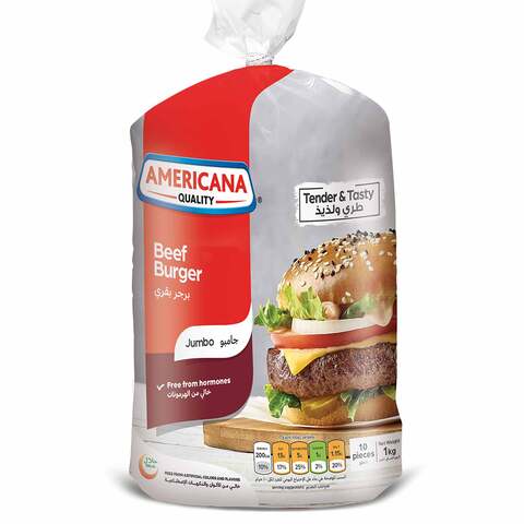 Americana Beef Burger Jambo Large 1 Kg