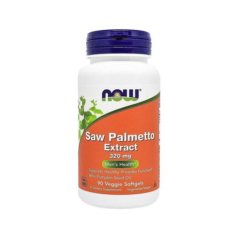Now Foods Saw Palmetto Extract 320Mg 90 Veggie Softgels