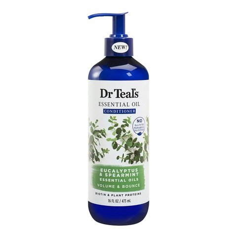 Dr Teal&#39;s Eucalyptus And Spearmint Essential Oil Conditioner White 473ml