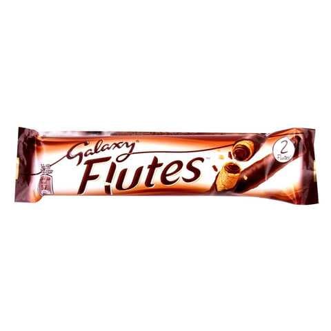 Galaxy Flutes 2 Finger Chocolate Wafer Roll - 22.5 gram - 4+1 Pieces