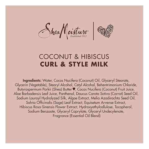 Buy Shea Moisture Coconut And Hibiscus Curl And Style Milk 236ml Online ...